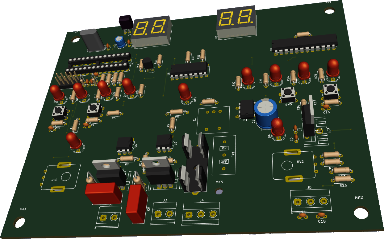 Eine Heizungssteuerung entworfen mit KiCAD